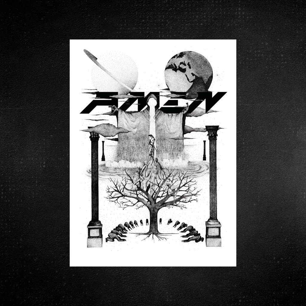 AMEN - Trafisz do Nieba - nośnik pendrive 32 GB + plakat B2 (50 cm x 70,7 cm)