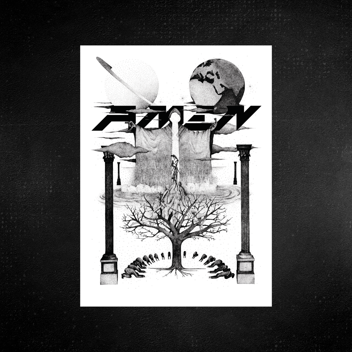 AMEN - Trafisz do Nieba - nośnik pendrive 32 GB + plakat B2 (50 cm x 70,7 cm)
